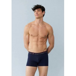 Boxer bleu marine en coton