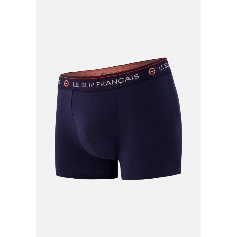 Boxer bleu marine en coton