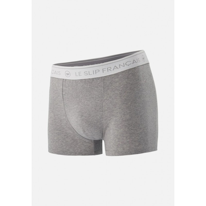 Boxer gris en coton
