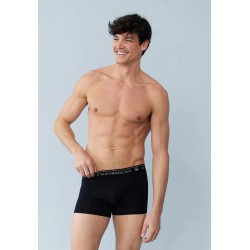 Boxer noir en coton