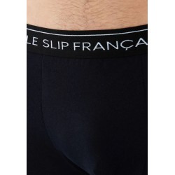 Black cotton boxer shorts