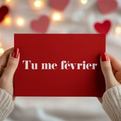Carte à message - Amour