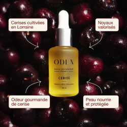 Huile de cerise visage