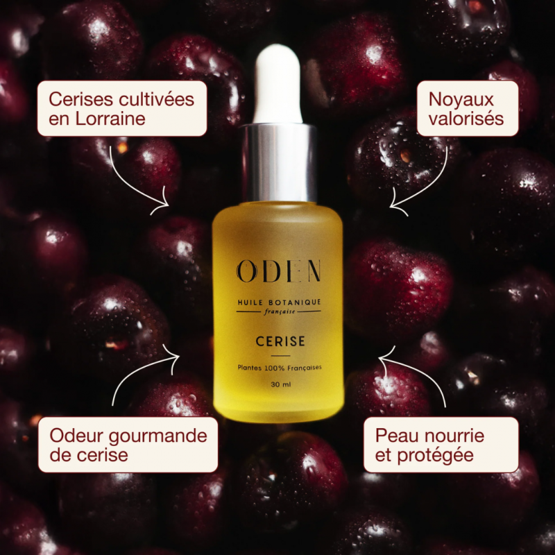 Huile de cerise visage