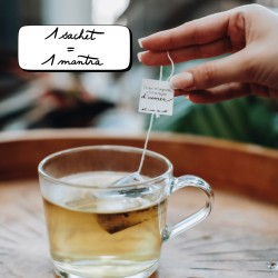 Boxed set of herbal teas with messages - 20 bags