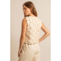 Janis Sleeveless Cardigan