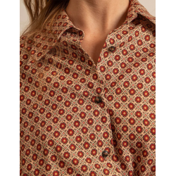 Provençal sleeveless blouse