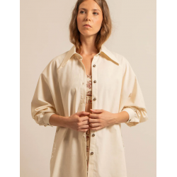 Chemise en dentelle - naturel