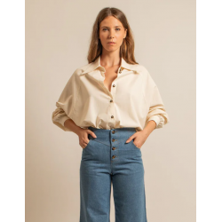 Chemise en dentelle - naturel