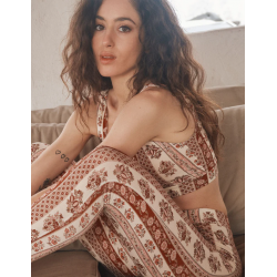 Davina stirrup leggings - Provencal print