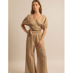 Pantalon Gaia - Rayures...