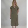 robe portefeuille kaki