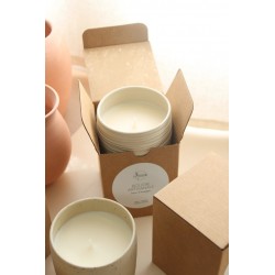 Handcrafted ceramic candle