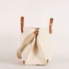 white tampico bags