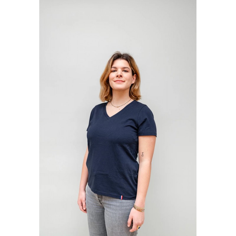 tee shirt bleu marine