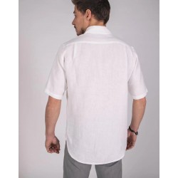 Linen Short-Sleeve Shirt - Zupiter