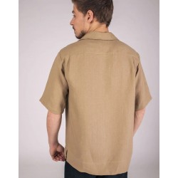 Chemise en lin manches courtes - Zagnum