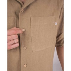 Linen Short-Sleeve Shirt - Zagnum