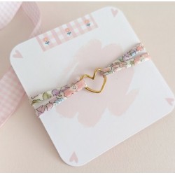 Bracelet Liberty Cœur - Atelier Vingt Huit