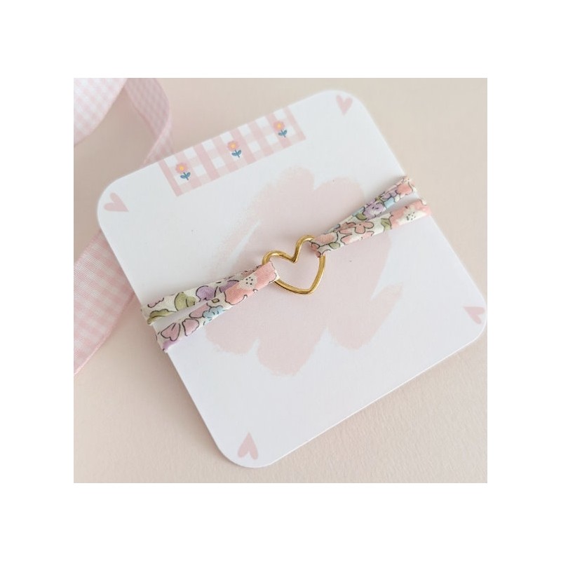 Bracelet Liberty Cœur - Atelier Vingt Huit