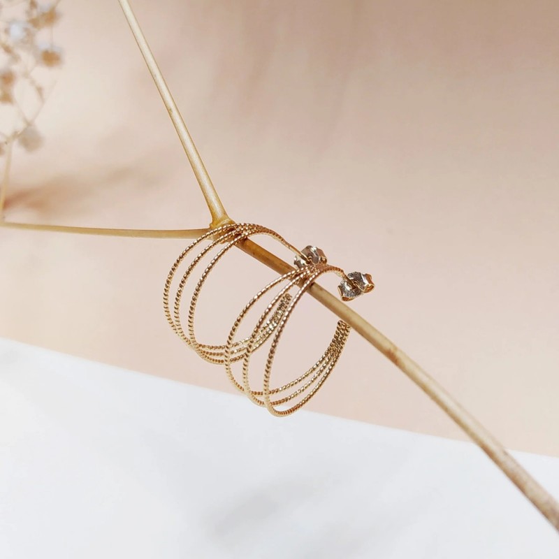 Boucles d'oreilles Mélanie XS Dorées