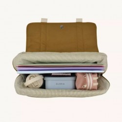 Cartable maternelle imprimé fleurs rose - Petit Picotin