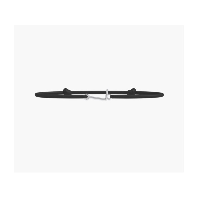 Bracelet lettre infini argent