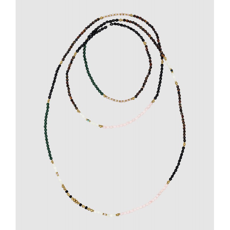 Nina Colourful Necklace & Bracelet – Têtes Blondes