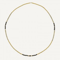 Alice Gold & Black Necklace & Bracelet – Têtes Blondes