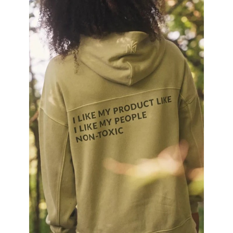 Hoodie 100% bio "Earth Non-Toxic" - Unisexe