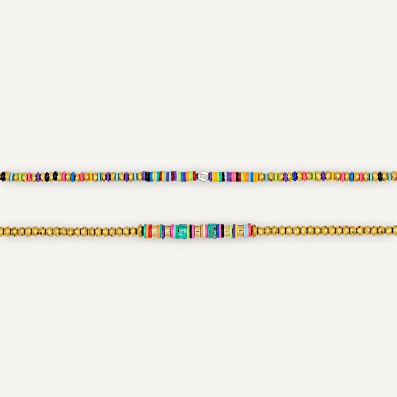 Happy Multicolor Necklace & Bracelet - Têtes Blondes