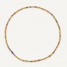 collier ras de cou perles multicolore 1