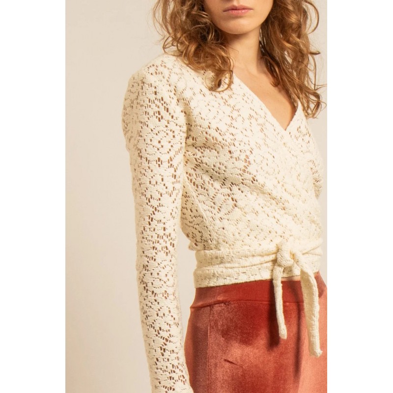 Flora Wrap Top