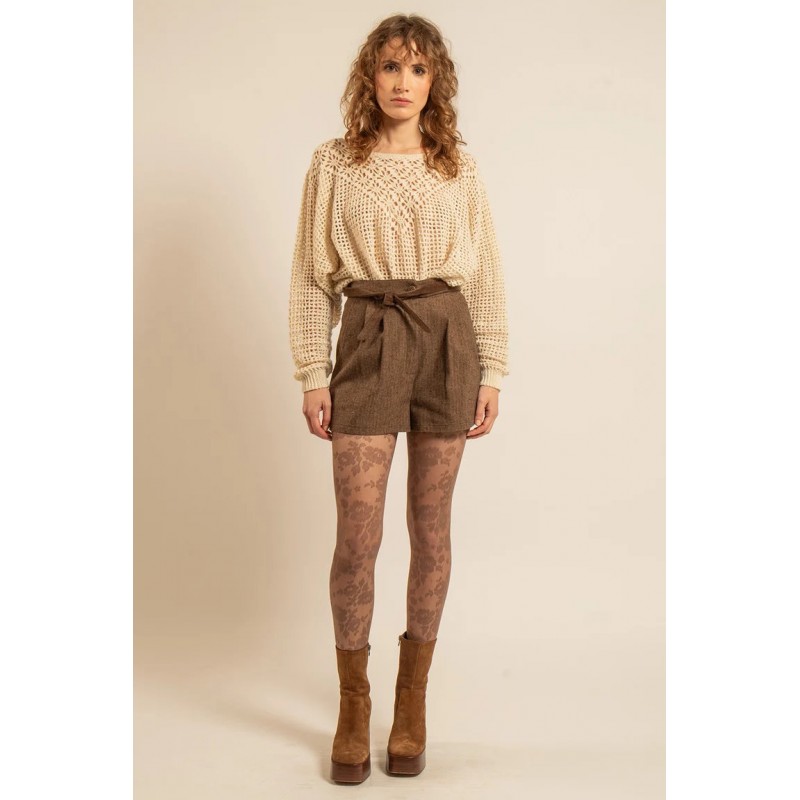 Short Camille en chevron