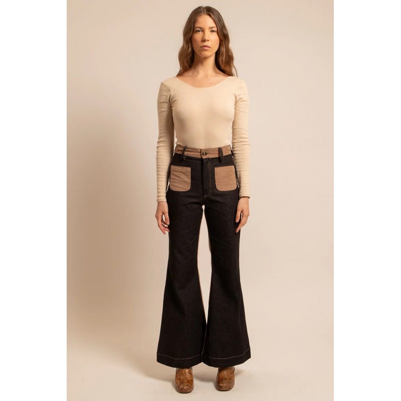 Long-Sleeve Jersey Bodysuit - Cherry