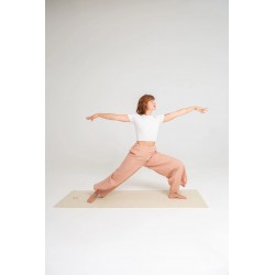 Tapis de Yoga en laine et sa sangle