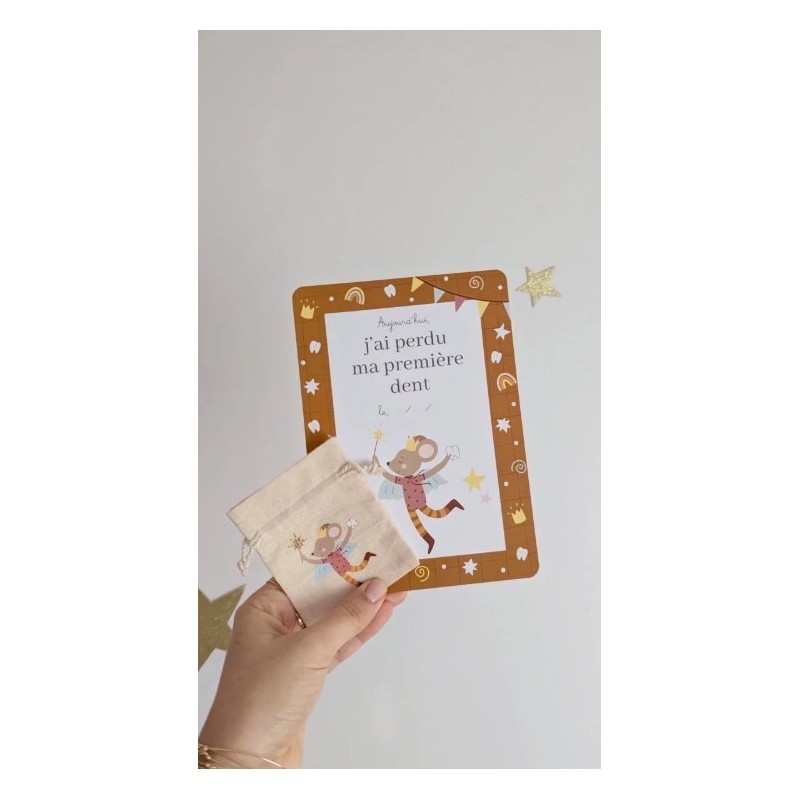 Little Mouse Card with Pouch - Atelier Vingt-Huit