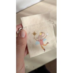 Carte de la Petite Souris avec pochon - Atelier vingt-huit