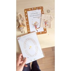 Carte de la Petite Souris avec pochon - Atelier vingt-huit