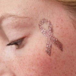 Pink Ribbon Glitter Tattoo Kit - SiSi La Paillette