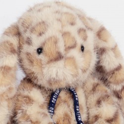 Peluche lapin Méloé - Creamy Léopard