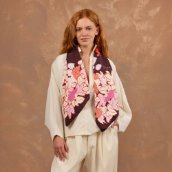 75 cm silk scarf - Petit Jean