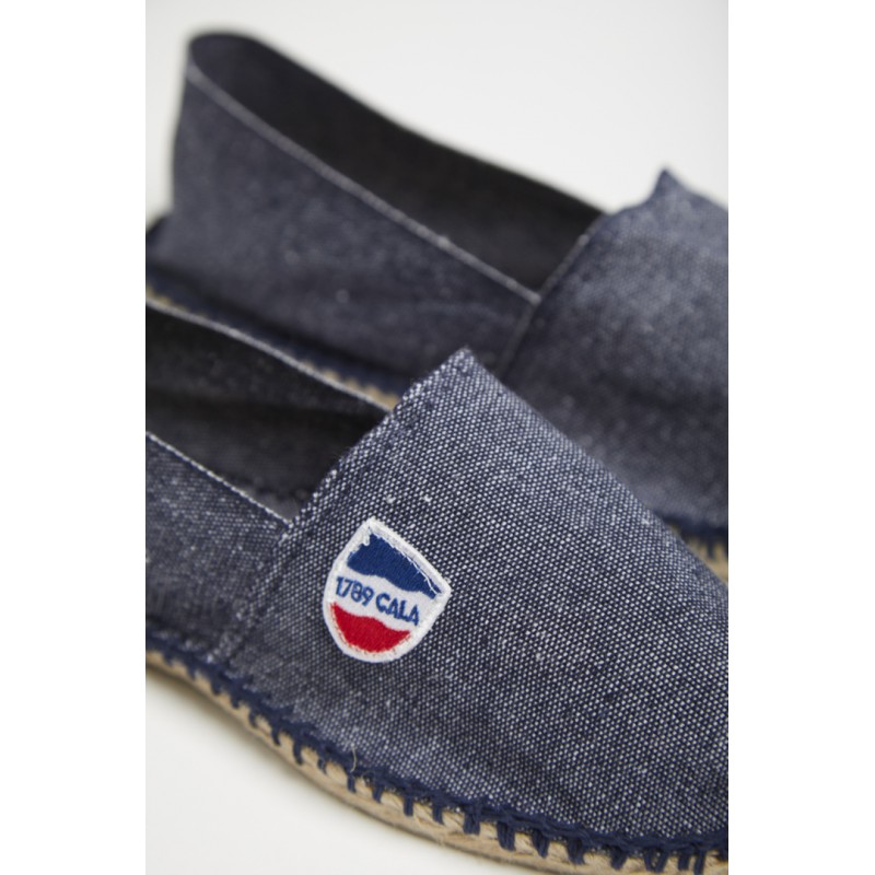 Canvas espadrille - Denim blue