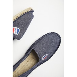 Canvas espadrille - Denim blue