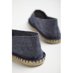 Canvas espadrille - Denim blue