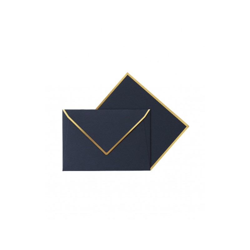 Enveloppe & carte navy