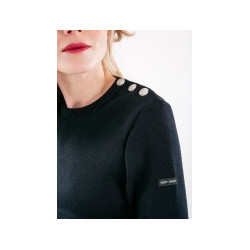 Women's Plain Navy Sweater - Navy