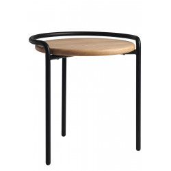 Wood & metal stool Le...