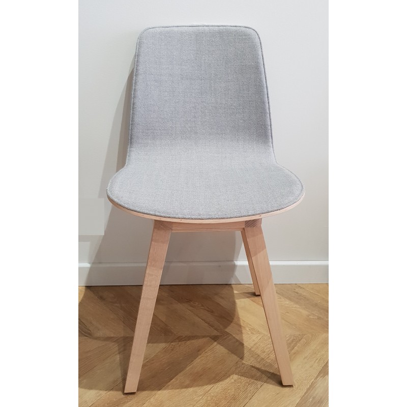 Kuskoa chair - solid oak + fabric