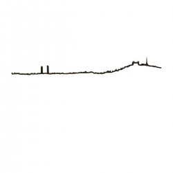 Silhouettes murales de villes